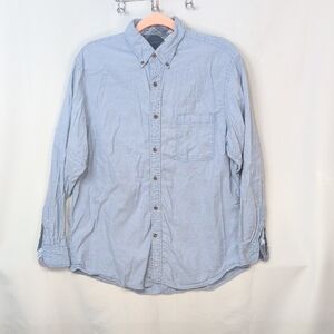 Club Room Pale Blue Button-Down Casual Shirt